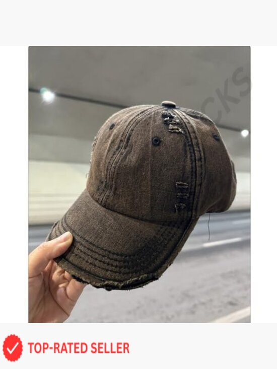 Washed Distressed Vintage Baseball Cap Unconstructed Cotton Dad Hat Trendy main image 5